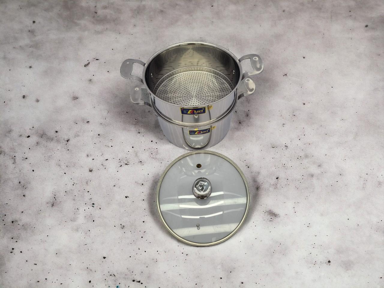 BỘ XỬNG INOX THÂN VUÔNG 1 ĐÁY KLINS CAO CẤP 30CM - TẶNG 10 MUỖNG INOX NẮP KÍNH 08d1d98a216e4b5faa7c82dbfc9f8480tplv o3syd03w52 origin jpeg