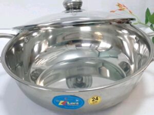 COMBO 3 CHẢO LẨU 24CM NẮP KÍNH