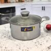 NỒI INOX 1 ĐÁY THÂN VUÔNG KLINS CAO CẤP 20CM (NẮP KÍNH) NỒI INOX 1 ĐÁY THÂN VUÔNG KLINS CAO CẤP 20CM (NẮP KÍNH)