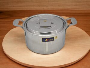 NỒI INOX 1 ĐÁY THÂN VUÔNG KLINS CAO CẤP 28CM (NẮP INOX)