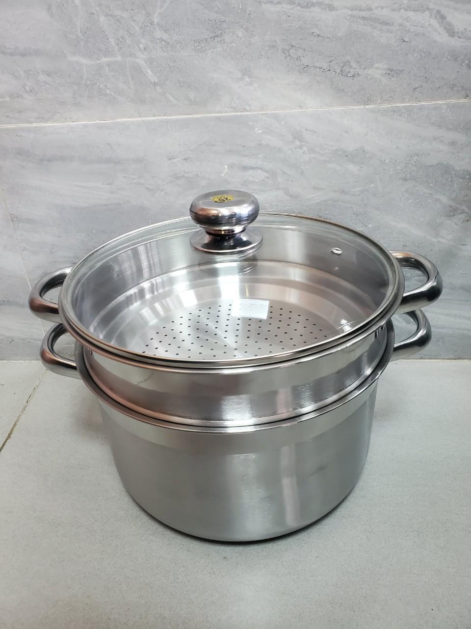 BỘ XỬNG HẤP 1 ĐÁY 26CM KLINS - xã kho BỘ XỬNG HẤP 1 ĐÁY 26CM KLINS