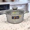 NỒI INOX 1 ĐÁY THÂN VUÔNG KLINS CAO CẤP 18CM