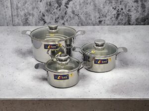 BỘ 3 NỒI INOX 1 ĐÁY THÂN VUÔNG KLINS CAO CẤP 16CM-18CM-24CM (NẮP KÍNH) - TẶNG 2 GẮP ĐÁ fa27da443a4744b48501fb060ac67b35tplv o3syd03w52 origin jpeg