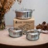 BỘ 3 NỒI INOX 1 ĐÁY KLINS BỘ 3 NỒI INOX 1 ĐÁY KLINS