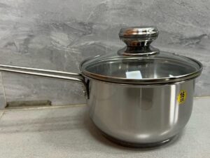 {Quà Tặng} Quánh inox 3 đáy cao cấp 16cm